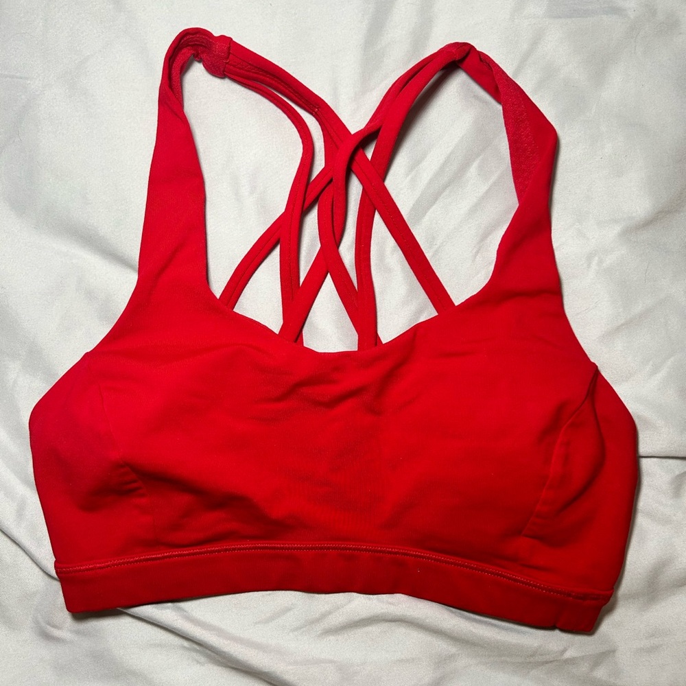 Lululemon Free to Be Serene Bra *Light Support C/D Cup Dark Red